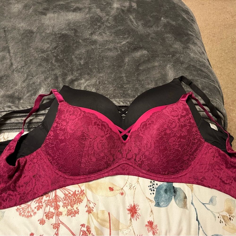 Wireless push up bra